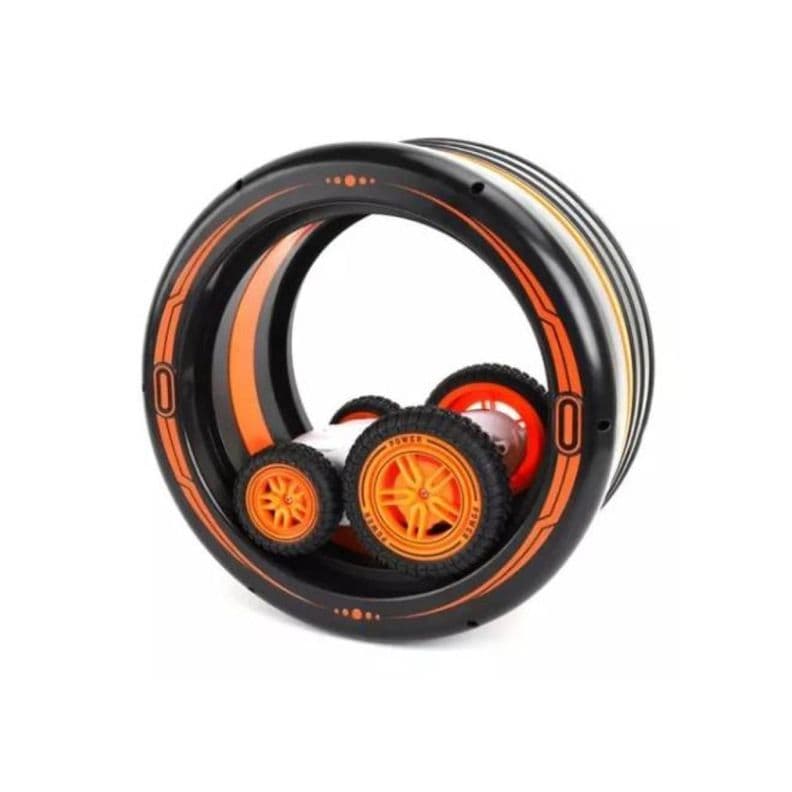 Juguete Auto A Control Remoto Acrobatico Con Sensor Infantil Blanco
