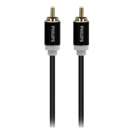 Cable Auxiliar Audio Jack 3.5 A Jack 3.5 PD 1.2 Mts Negro