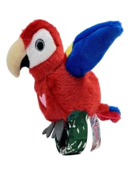 Peluche Repite Canta Aletea Happy Yappers Loro Rojo