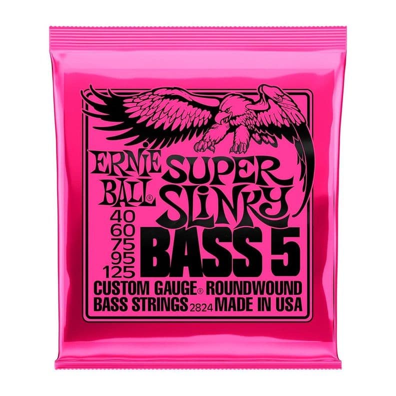 Ernie Ball 2824 Set 5 Cuerdas Bajo Electrico Plata