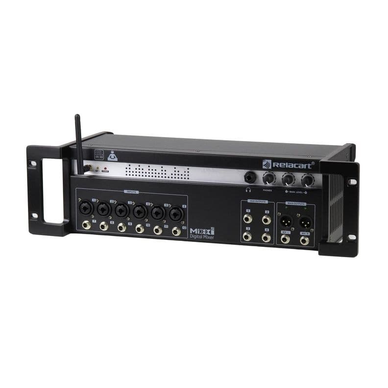 Relacart MIXX12 Mezclador Digital DANTE Negro