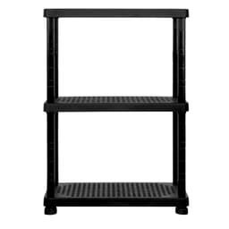Estanteria Modular 3 Niveles Superforte Negro MQ QRubber