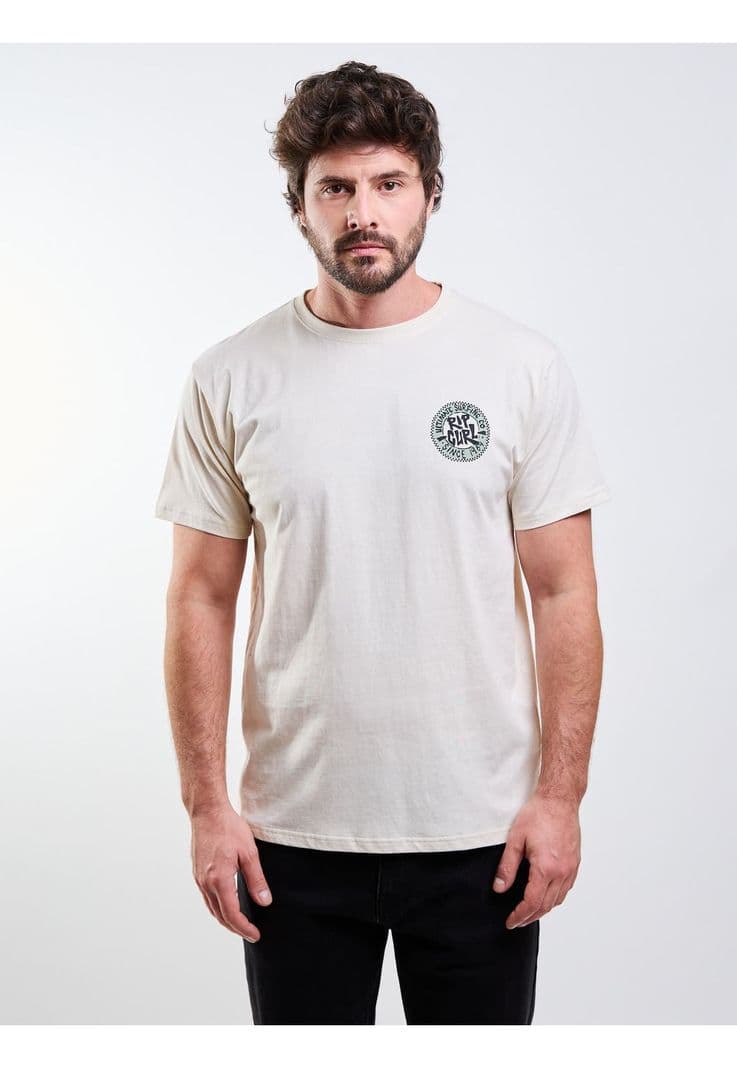 Polera MC Nomad Beige Hombre Rip Curl M