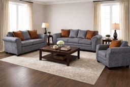 Juego de Living 3 2 1 Aconcagua Gris