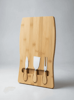 Tabla Gourmet De Madera Bamb Beige