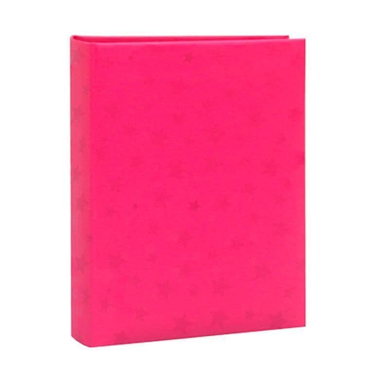 Album hojas negras papel estrella. para ensobrar 15x21 cm / 100F Fucsia