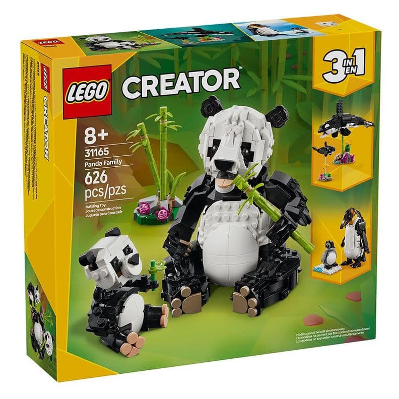 LEGO 31165 FAUNA SALVAJE: FAMILIA DE PANDAS