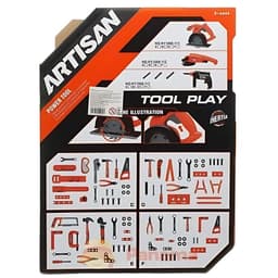 Set Juego De Herramientas Portatil Esmeril, Ninos 23 Piezas Naranjo