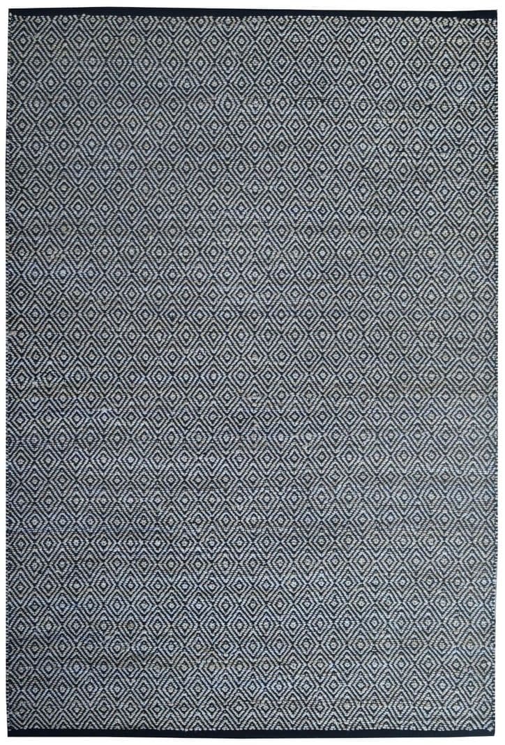 Alfombra Yute Bangalore 170 x 240 cm Negro