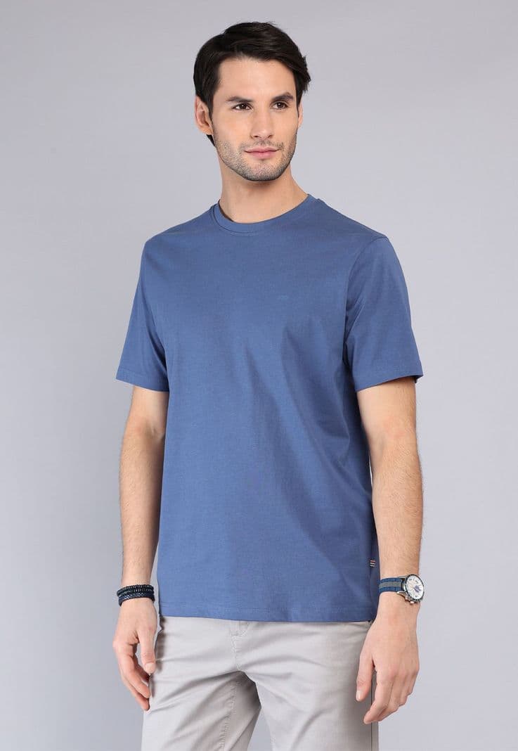Polera Cuello Redondo Arrow PO32044AZ Azul S