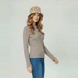 Gorro Mujer Lidia Beige Lineatre