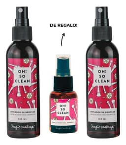OH SO CLEAN Pack Limpiador Instant neo De Brochas travel size de REGALO
