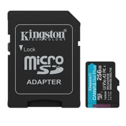 Microsd Kingston Canvas Go Plus 256gb U3 V30 A2 Negro