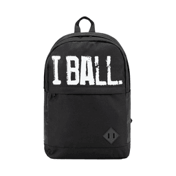 Mochila Negra Deportiva / Escolar I Ball Negro 1