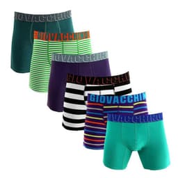 Boxer Medio Algodon Hombre Pack 6
