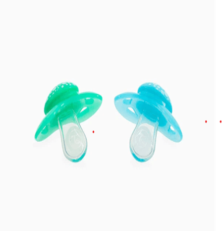 Set De 2 Chupetes 0 A 6m Twistshake Azul-Verde 0 a 6 Meses