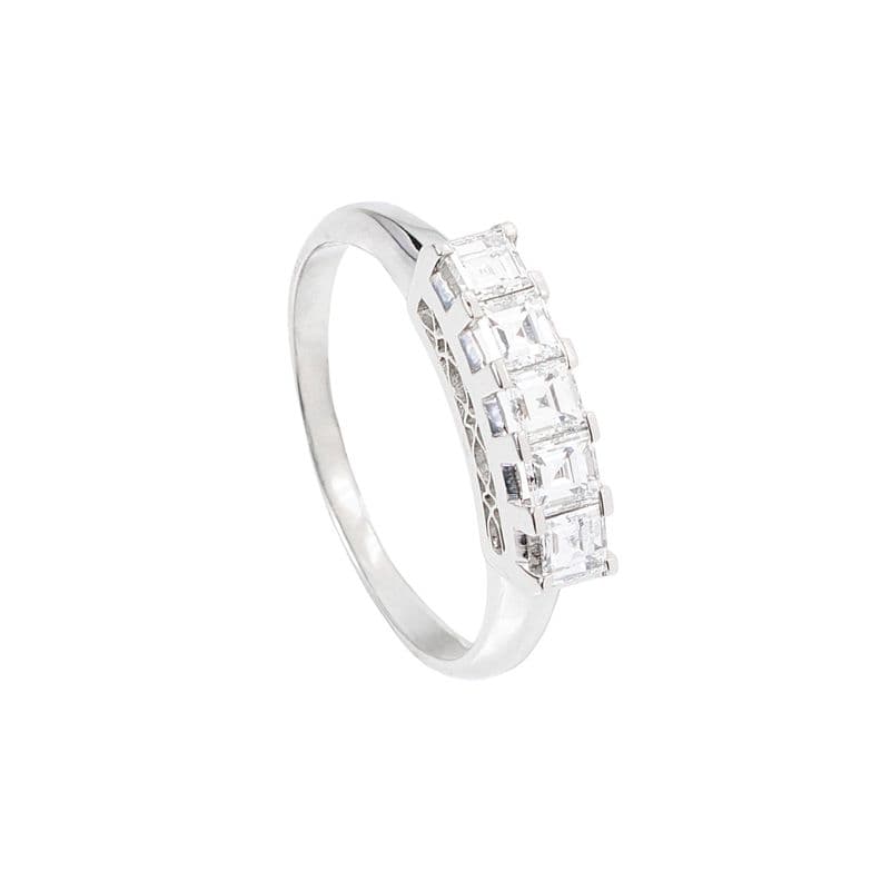 Anillo medio cintillo Princess Talla 15