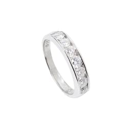 Anillo Medio cintillo 7 diamantes Talla 11