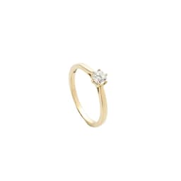 Anillo solitario oro Amarillo 0.31 CT #11