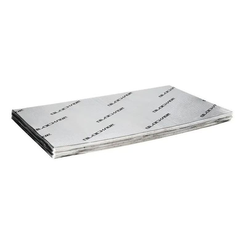 Aislante Acustico Para Autos Laminas Insonorizantes Caja 10u Plateado