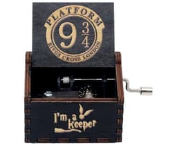 HARRY POTER PLATFORM CAJA MUSICAL NEGRA