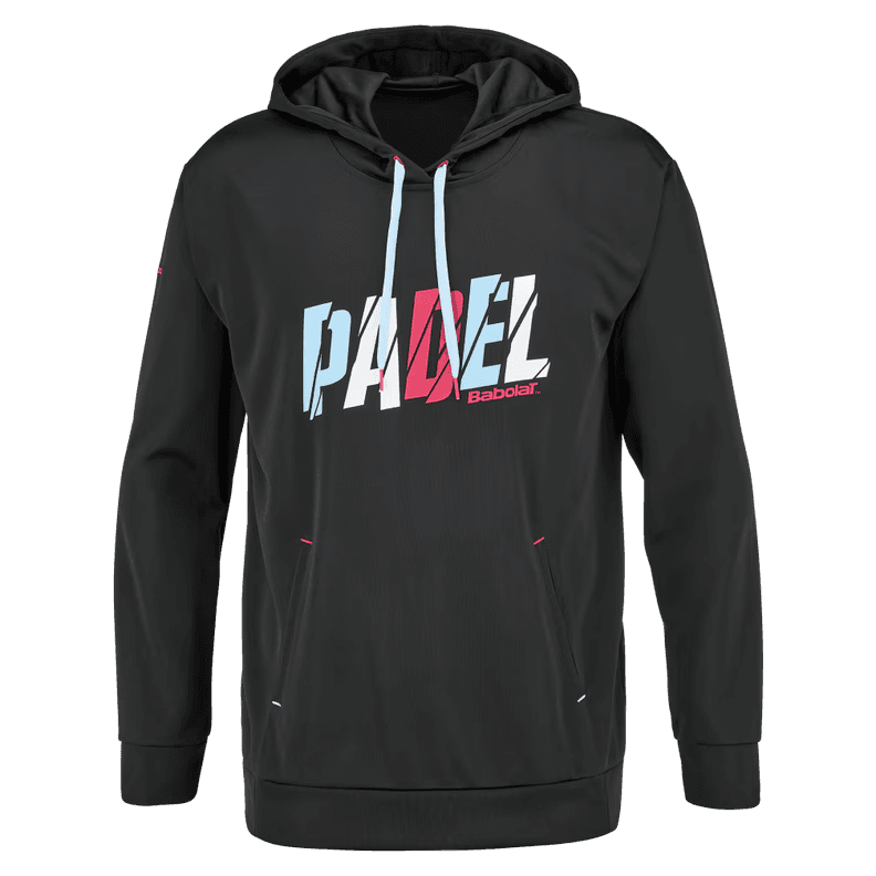 PADEL HOOD SWEAT MEN / Black/Black Negro L