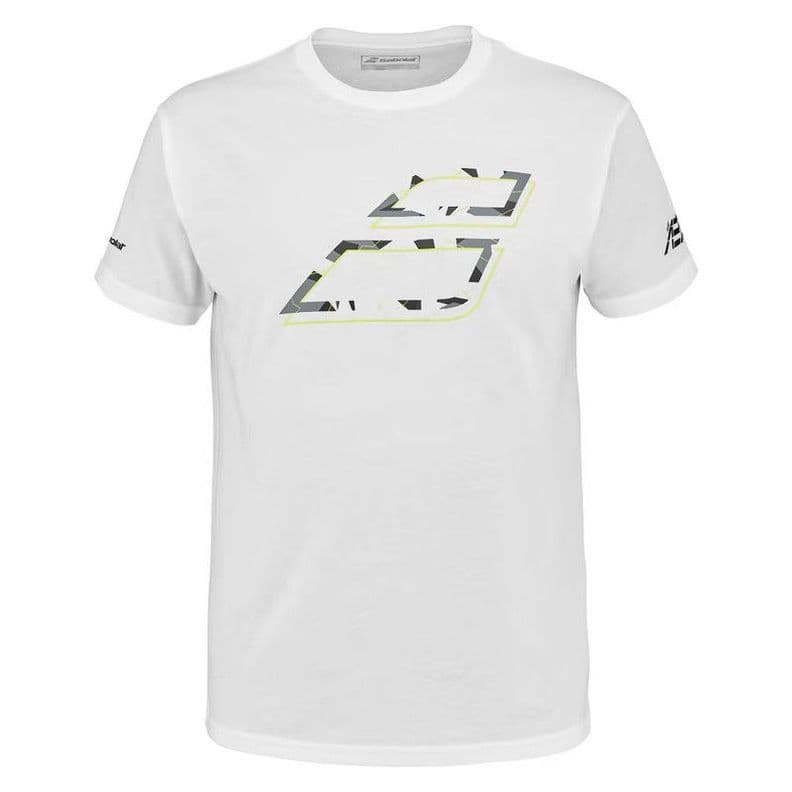 POLERA TENIS HOMBRE BABOLAT AERO COTTON TEE Blanco L
