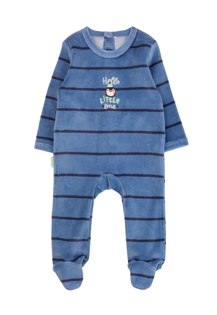 Osito newborn nino listado arctic 110 Azul 6