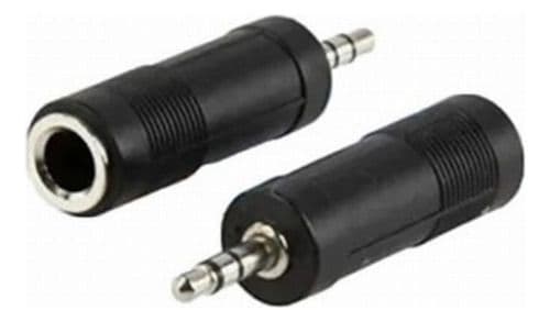 Adaptador De Audio Macrotel //macho 3,5mm - Hembra 1/4