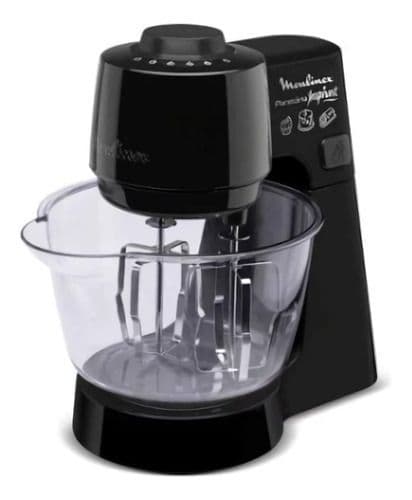Batidora Moulinex Planetaria Inspirart Negra 3.2 Litros Color Negro Frecuencia Negro
