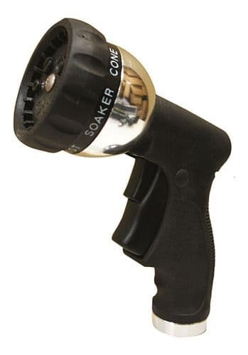 Pistola Riego Aluminio 10 Posiciones Green Season Verde