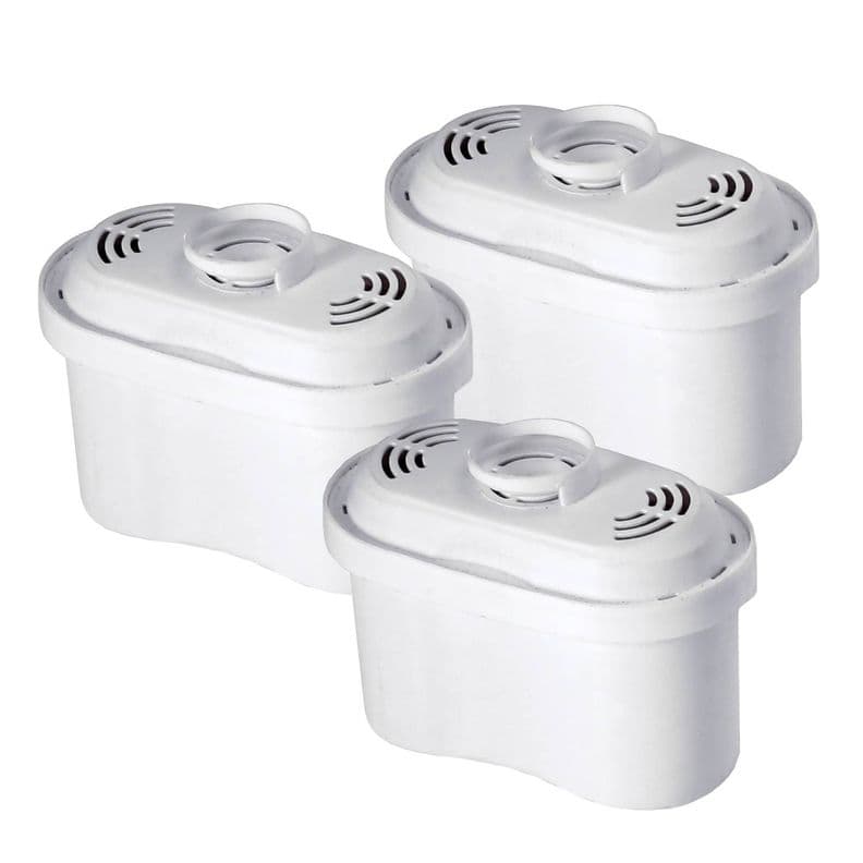 Set 3 filtros para jarro purificador de agua flowmak Blanco