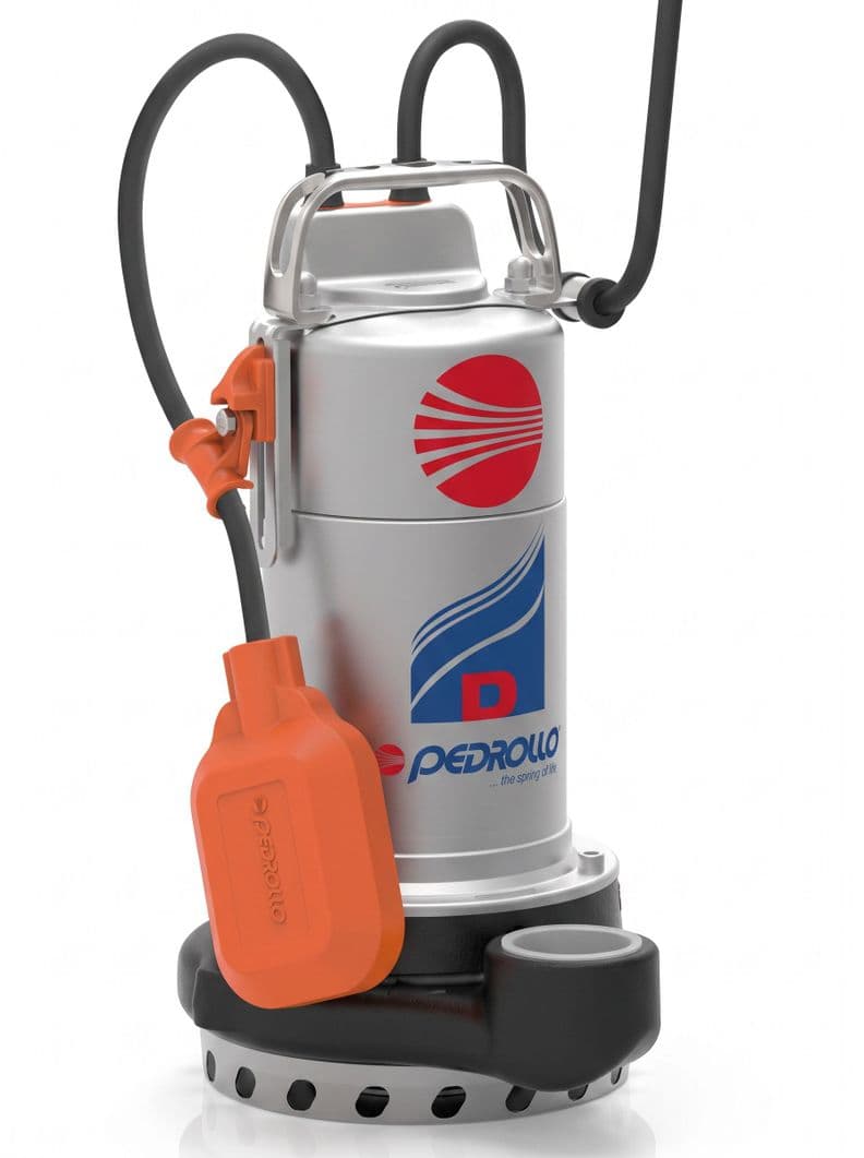 Bomba Sumergible Aguas Sucias Dm30 1,5HP 220V 10Mt Pedrollo Azul