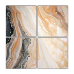 Cuadros Vintage Grandes De Marmol En Colores 40x40 Cm