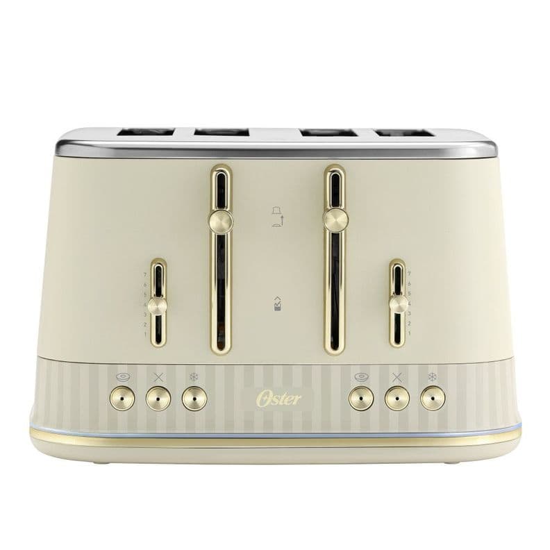 Tostador de Pan Premium Oster 4 Rebanadas TSSTMNOM4S-052 Crema