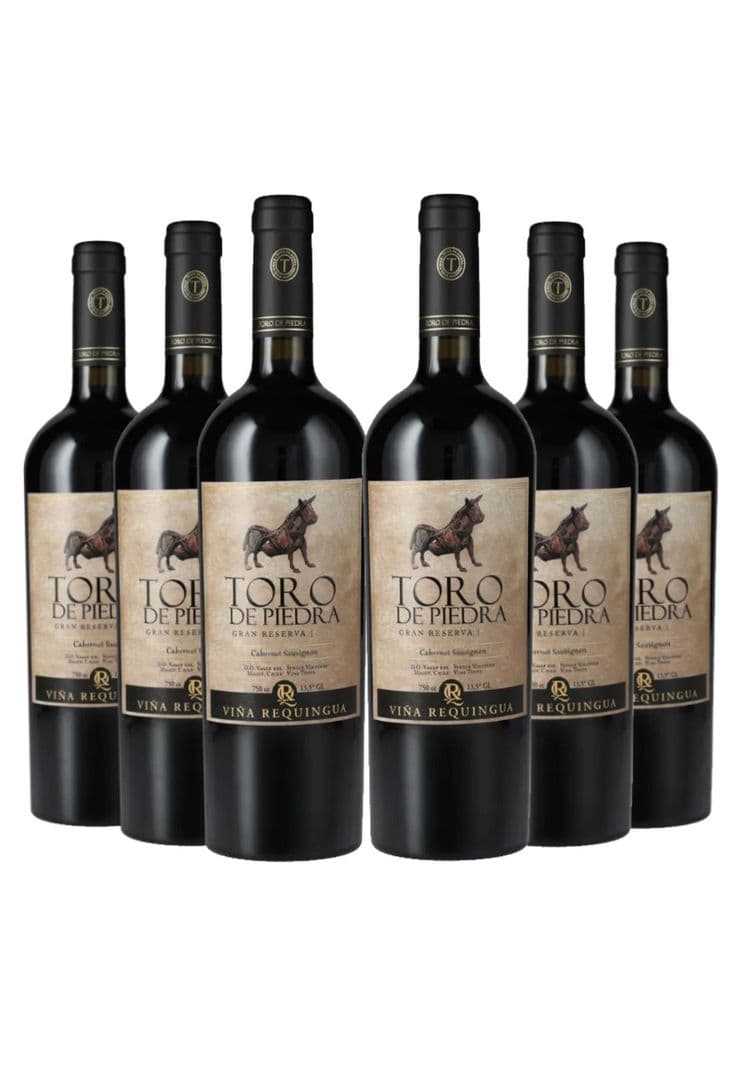6 Vinos Toro De Piedra Gran Reserva C.Sauvignon Rojo