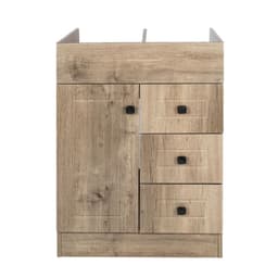 Mueble Vanitorio Domsa b60phn-wood (Sin Cubierta) Cafe Claro