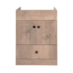 Mueble Vanitorio Domsa b60ph-wood (Sin Cubierta) Cafe Claro