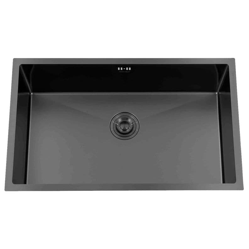 Lavaplatos Deluxe Domsa MDS8050B-BLACK SIN/L Negro Metalico