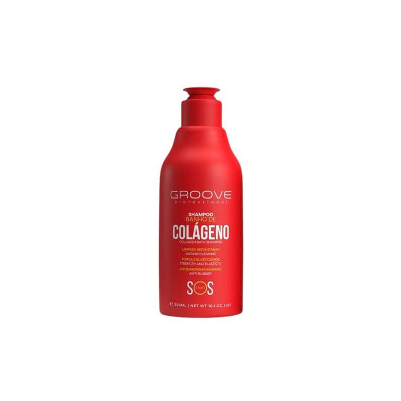 Acondicionador Bano de Colageno Groove 300 Ml Rojo