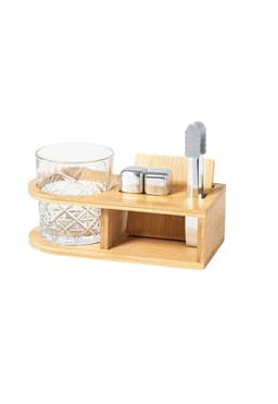 Set Whisky Accesorios Deluxe Bambu Vaso Devon 350 ML Diseno 2