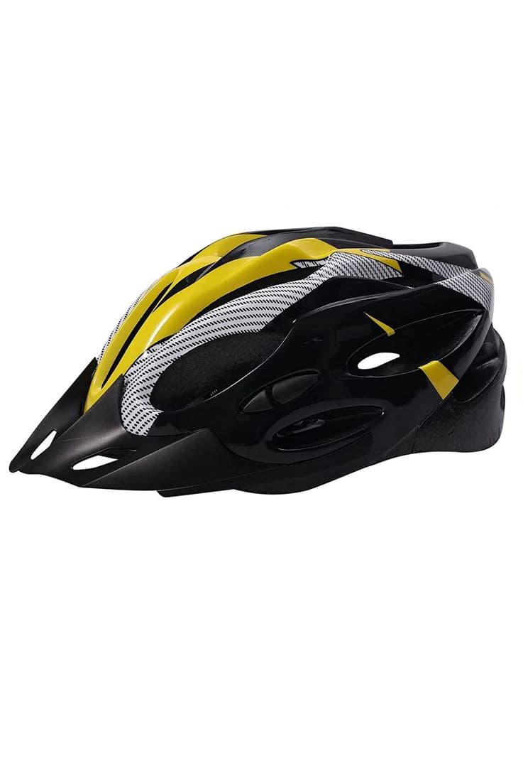 Casco Bicicleta Profesional Full Seguridad Amarillo