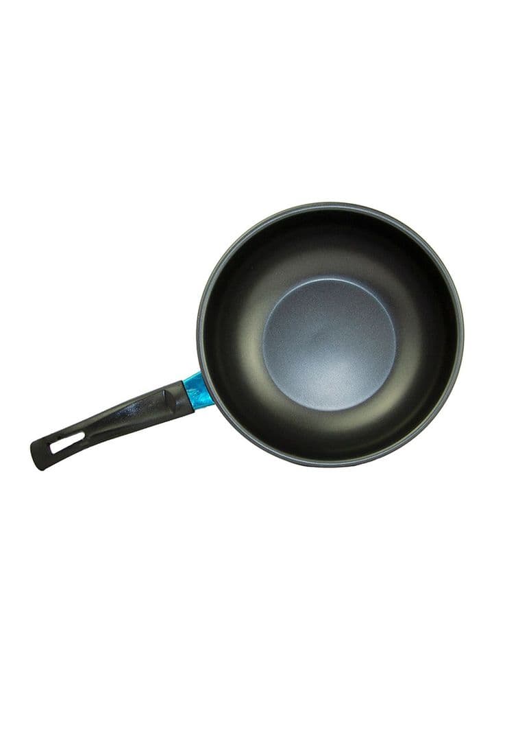 Wok Sarten Teflon Cocina 14 CM Negro