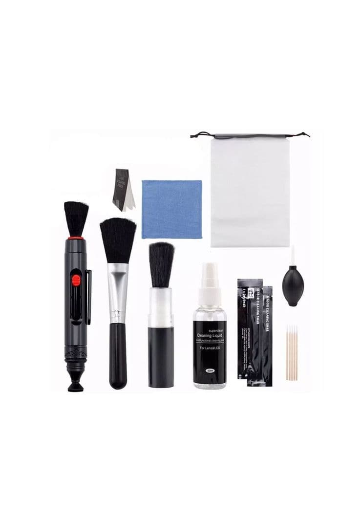 Kit Limpieza Camara Fotografica Sensor Lentes 10 Piezas Diseno 1