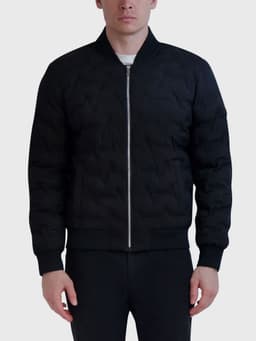 Chaqueta bomber acolchada Negra Negro L
