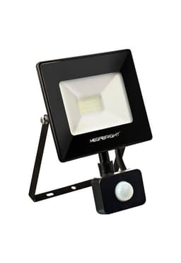 REFLECTOR LED 20W CON SENSOR DE MOVIMIENTO Negro