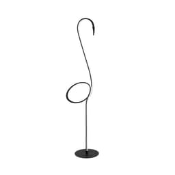 LAMPARA DE PIE FLAMINGO LED MULTICOLOR Negro Mate