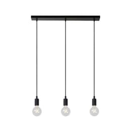 Lampara Colgante Fix Negro 3XE27