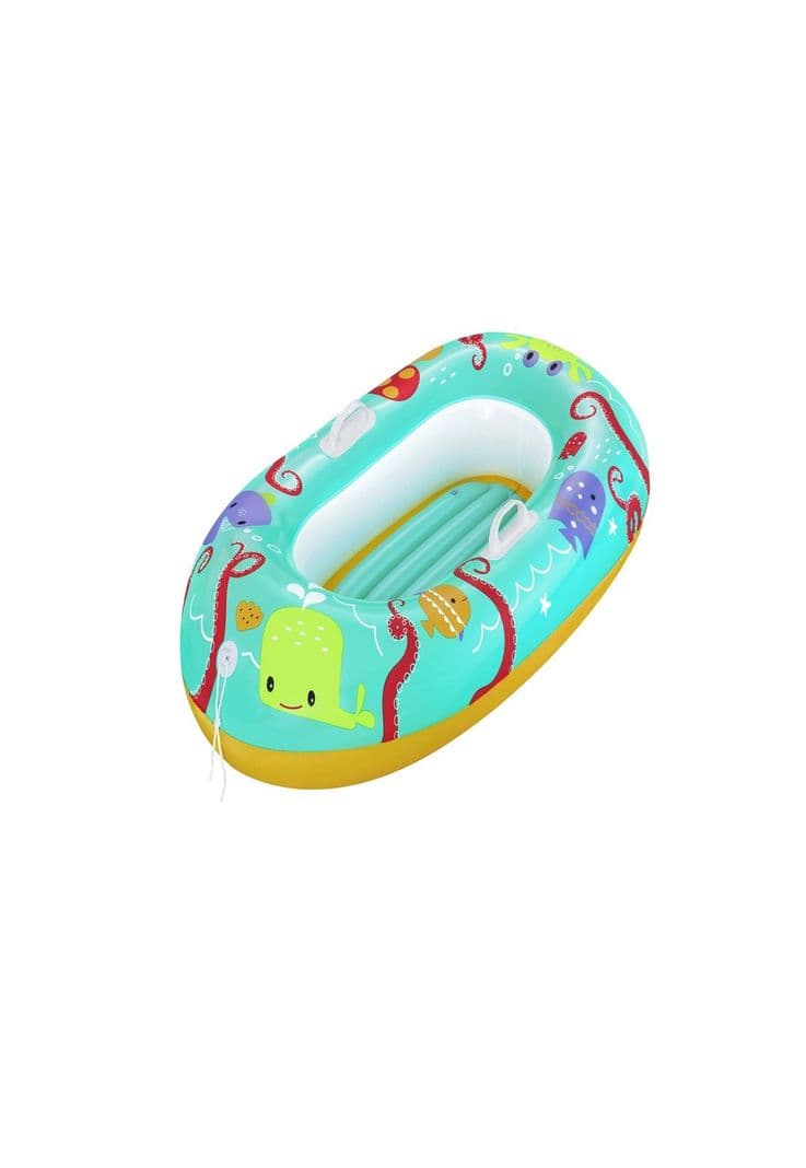 Bote Inflable Junior Con Manilla Crustaceos 3-6 Anos Bestway Diseno 1