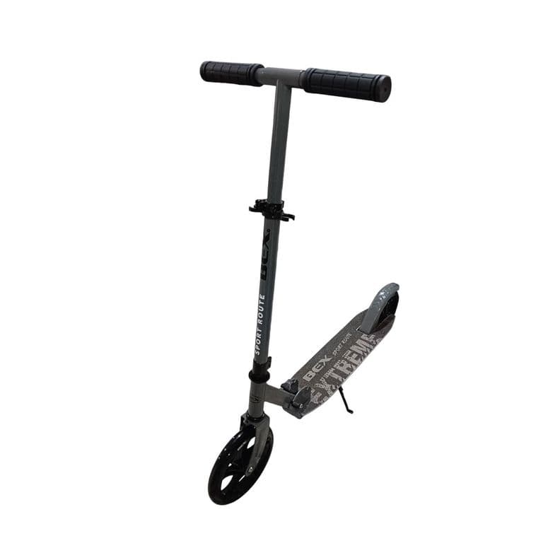 Scooter Sport Route Plegable Rueda Grande Barra 91cm Bex Gris